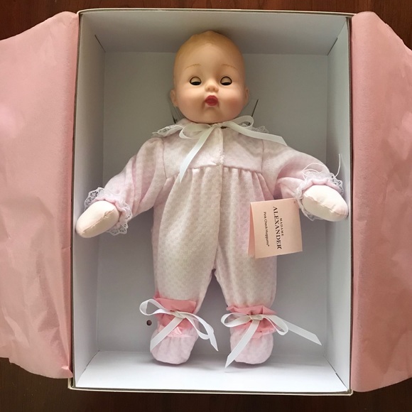 madame alexander pink check huggums